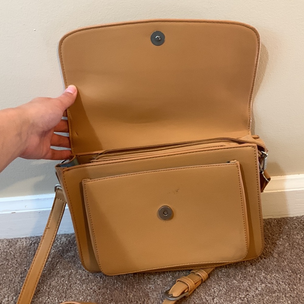 Pixie Mood Tan Vegan Leather Crossbody Purse - Picture 7 of 15